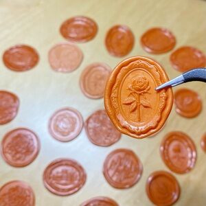 Red Color! Handcrafted Wax Seals Stamp — Perfect for wedding & ceremonies!